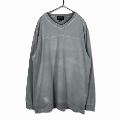 90s Eddie Bauer Plain Long Sleeve T-Shirt L [ 10016 ]