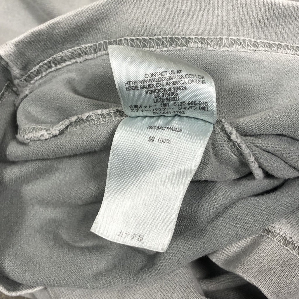 90s Eddie Bauer Plain Long Sleeve T-Shirt L [ 10016 ]