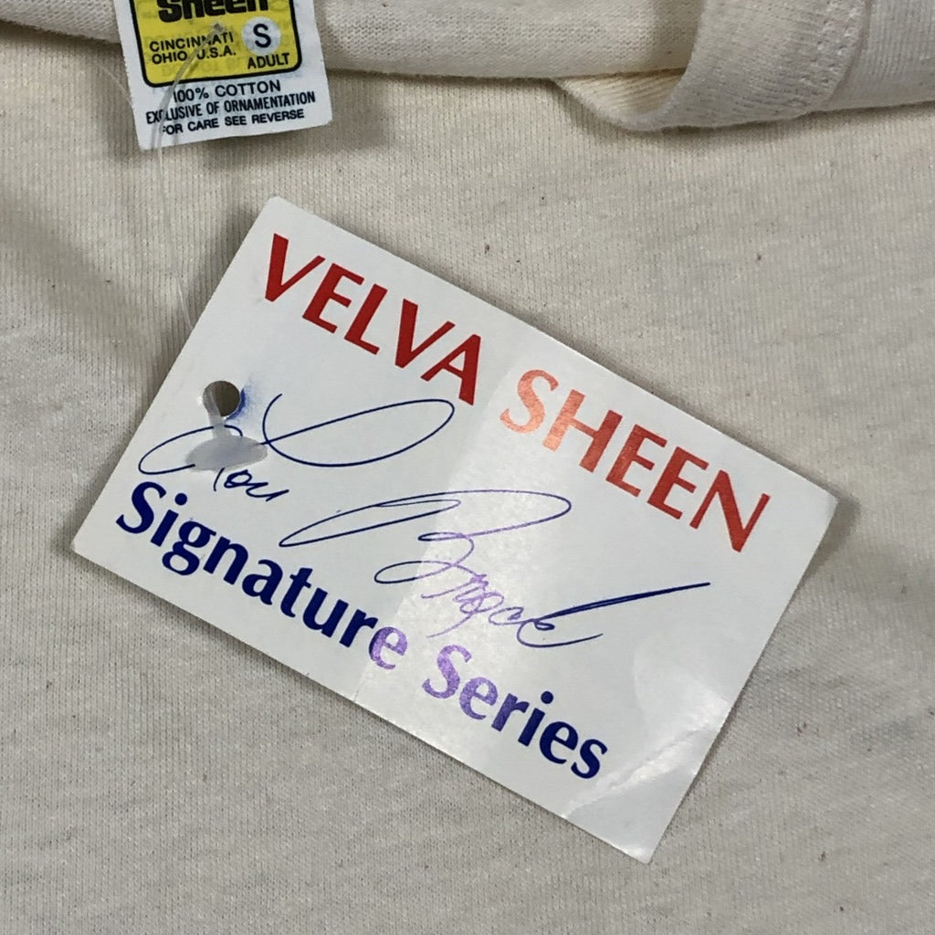 80s Velva Sheen Long Sleeve T-Shirts S [ 10018 ]