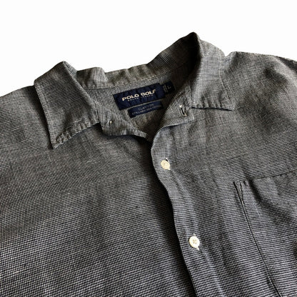 90s POLO GOLF CLAYTON Allover Print Shirt L [ 10024 ]