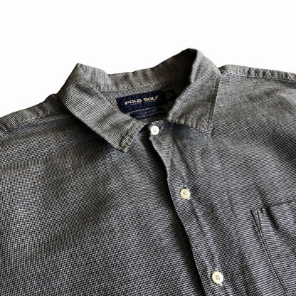 90s POLO GOLF CLAYTON Allover Print Shirt L [ 10024 ]