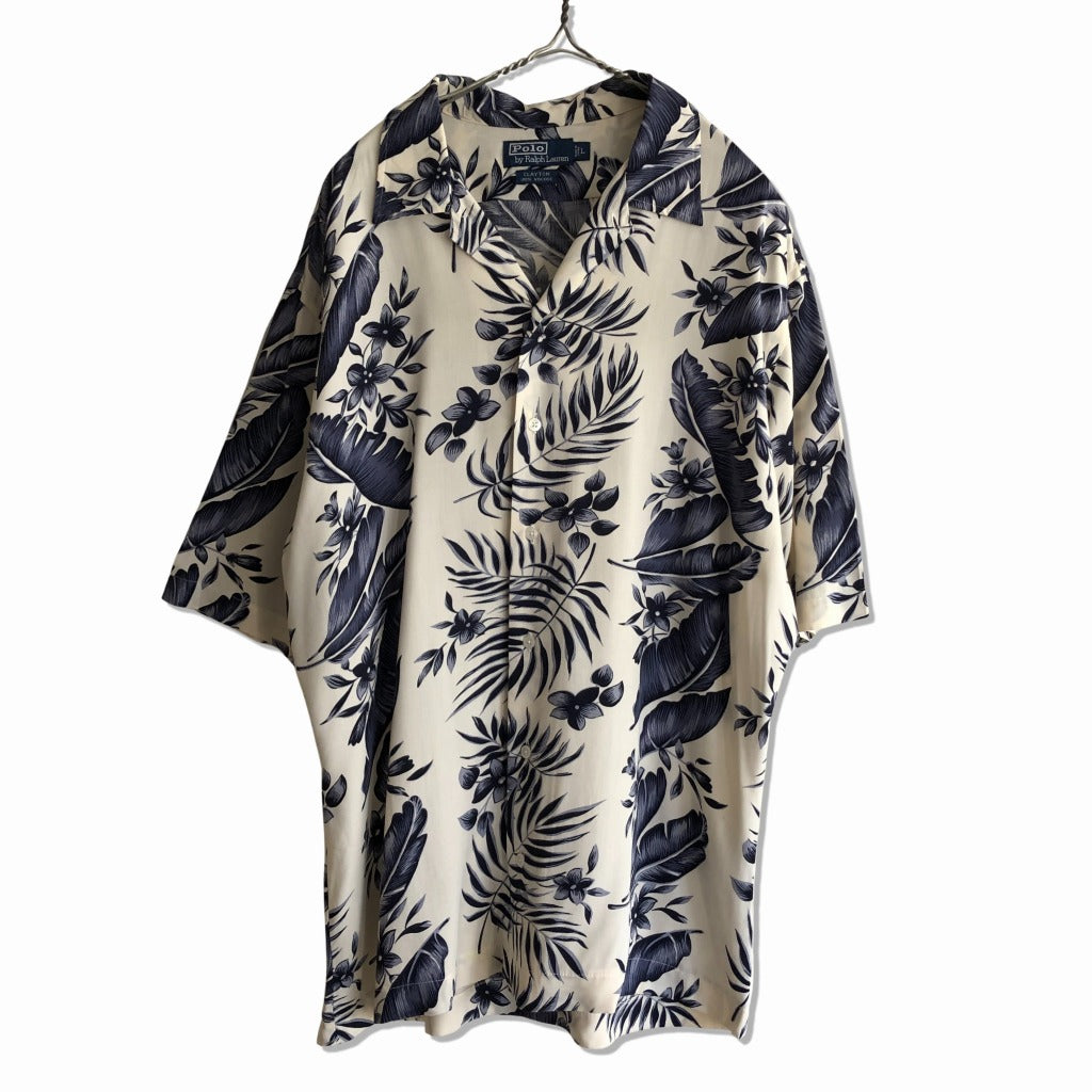 90s Polo by Ralph Lauren CLAYTON Hawaiian Shirt L [ 10026 ]