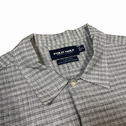 90s POLO GOLF CLAYTON Allover Print Shirt XL [ 10028 ]