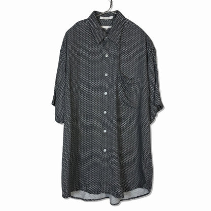 90s PERRY ELLIS Allover Print Shirt L [ 10030 ]