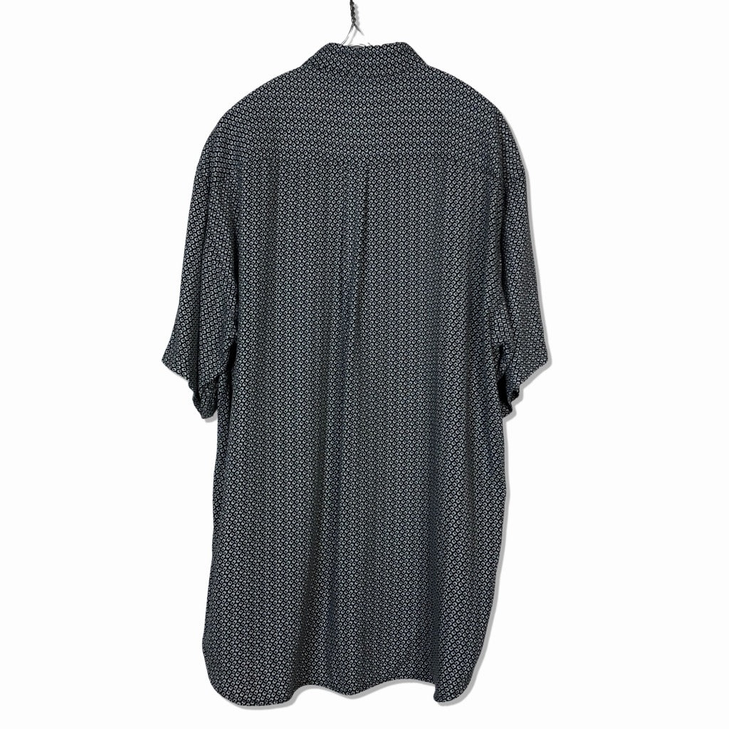 90s PERRY ELLIS Allover Print Shirt L [ 10030 ]