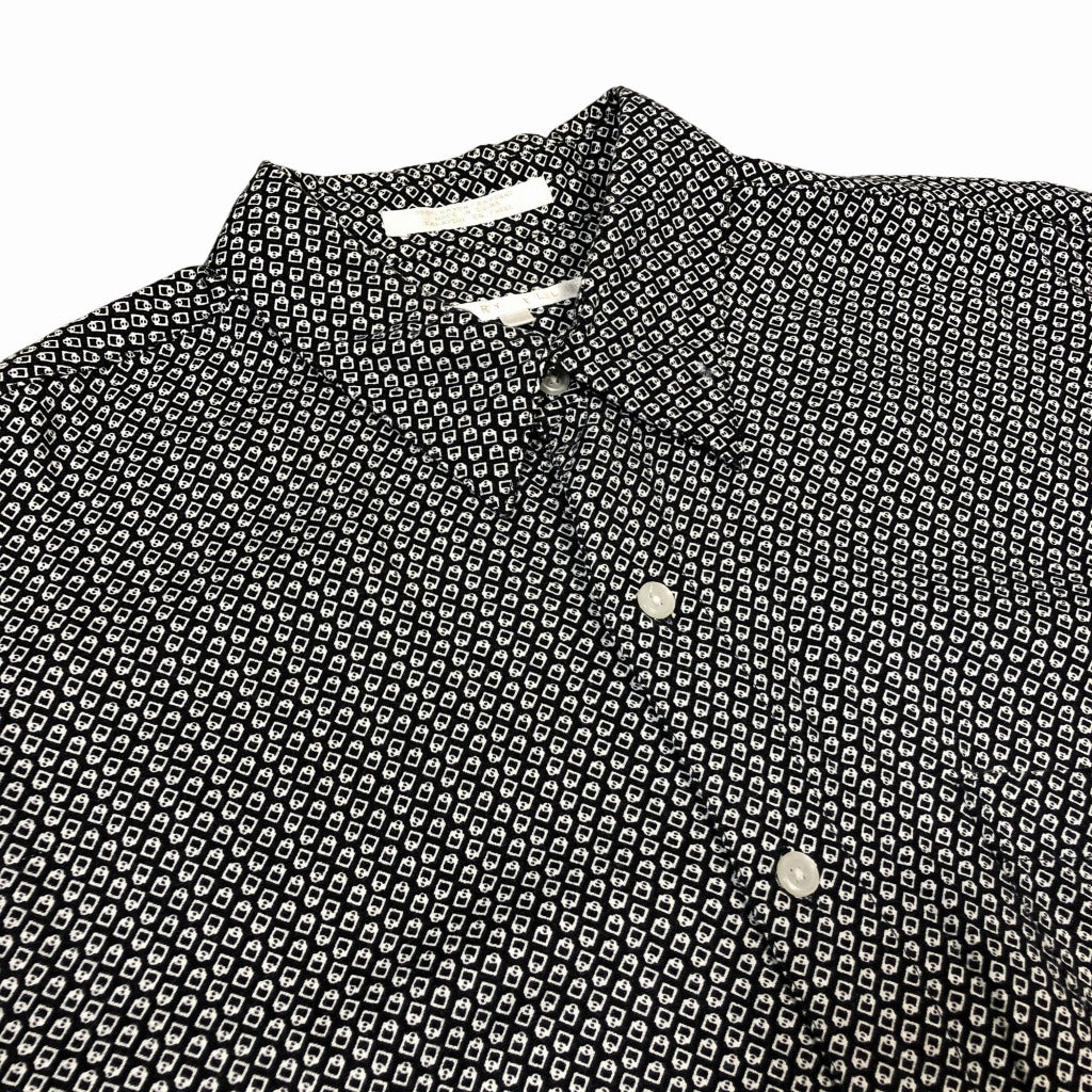 90s PERRY ELLIS Allover Print Shirt L [ 10030 ]