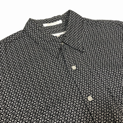90s PERRY ELLIS Allover Print Shirt L [ 10030 ]