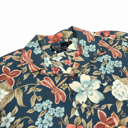 90s Polo by Ralph Lauren CLAYTON Hawaiian Shirt M [ 10032 ]