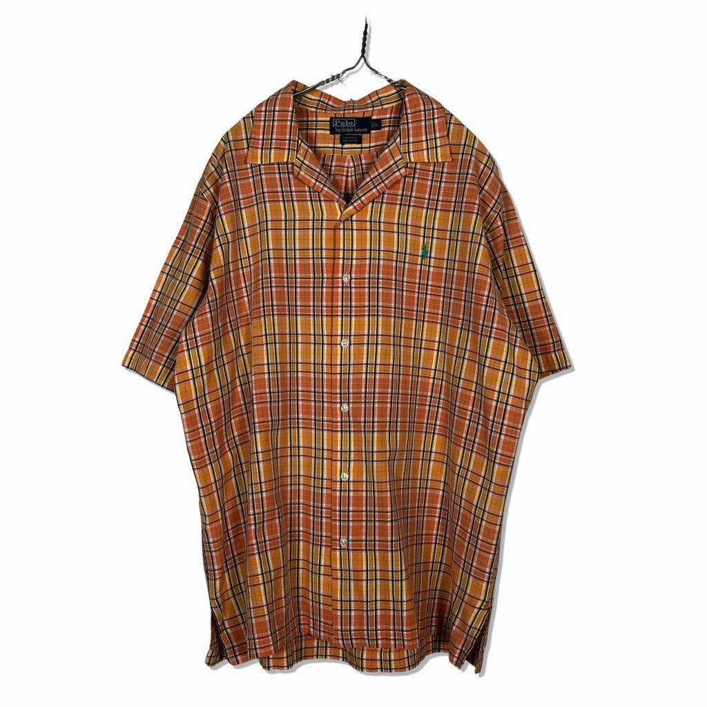 90s Polo by Ralph Lauren CALDWELL Allover Print Shirt L [ 10033 ]