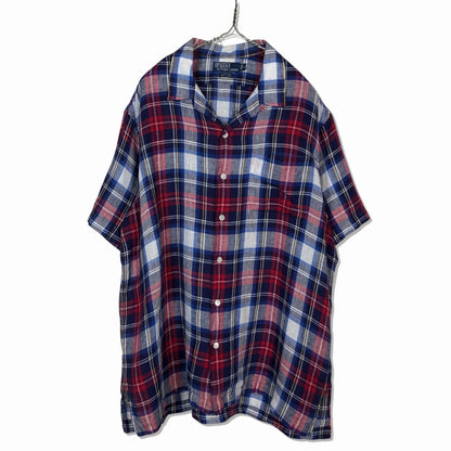 90s Polo by Ralph Lauren CLAYTON Allover Print Shirt XL [ 10034 ]