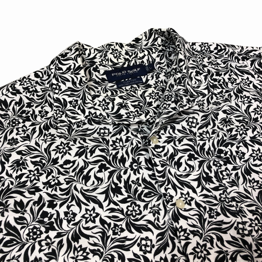 90s Polo by Ralph Lauren CLAYTON Hawaiian Shirt L [ 10035 ]