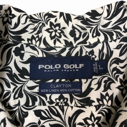90s Polo by Ralph Lauren CLAYTON Hawaiian Shirt L [ 10035 ]