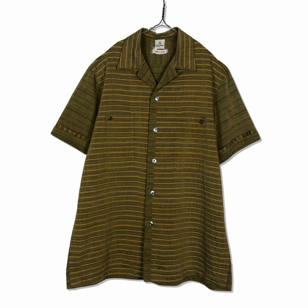 60s Neiman Marcus Short Sleeve Shirts L [ 10037 ]