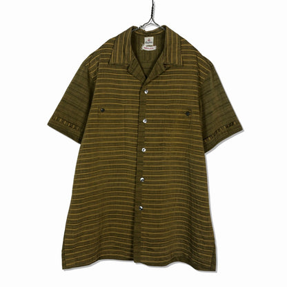 60s Neiman Marcus Short Sleeve Shirts L [ 10037 ]