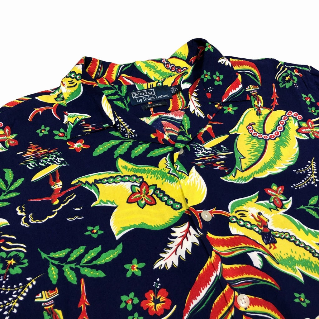 00s Polo by Ralph Lauren RALPH LAUREN CALDWELL Hawaiian Shirt M [ 10038 ]