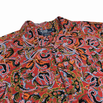 00s Polo by Ralph Lauren RALPH LAUREN CALDWELL Allover Print Shirt L [ 10039 ]