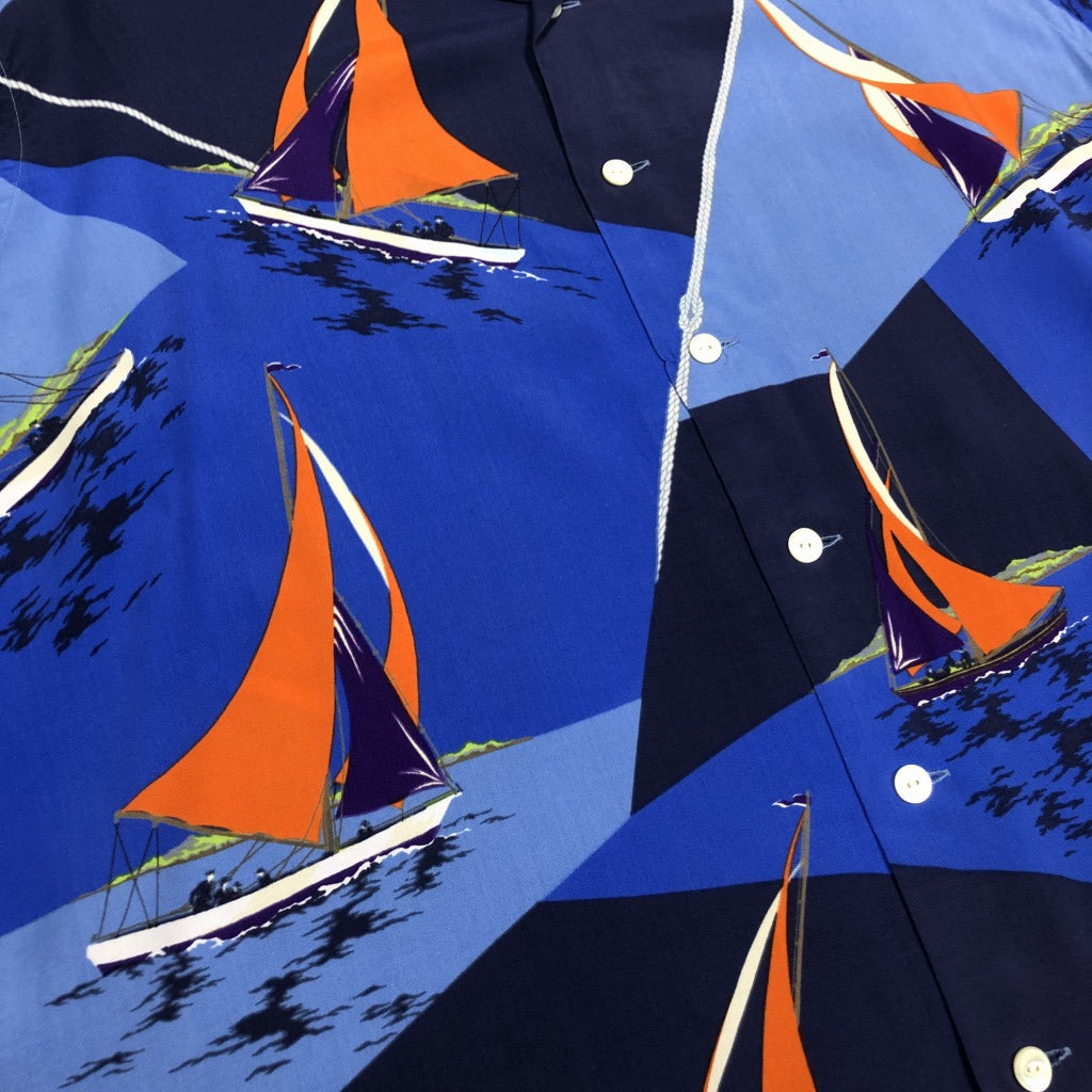 00s Polo by Ralph Lauren RALPH LAUREN CUSTOM FIT Allover Print Shirt XL [ 10040 ]