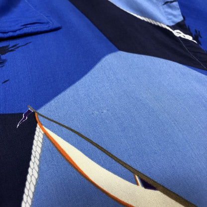 00s Polo by Ralph Lauren RALPH LAUREN CUSTOM FIT Allover Print Shirt XL [ 10040 ]