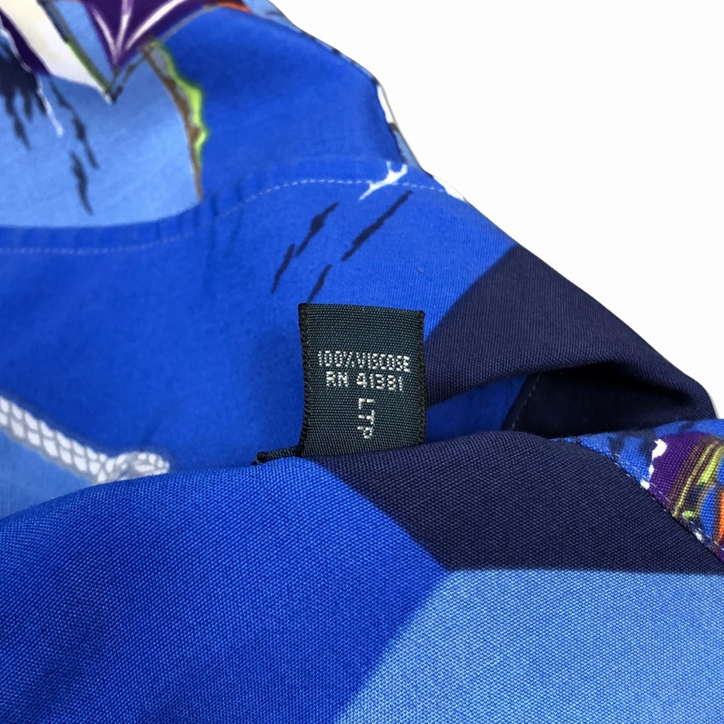 00s Polo by Ralph Lauren RALPH LAUREN CUSTOM FIT Allover Print Shirt XL [ 10040 ]