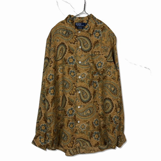 00s Polo by Ralph Lauren RALPH LAUREN BONNARD Allover Print Shirt [ 10045 ]