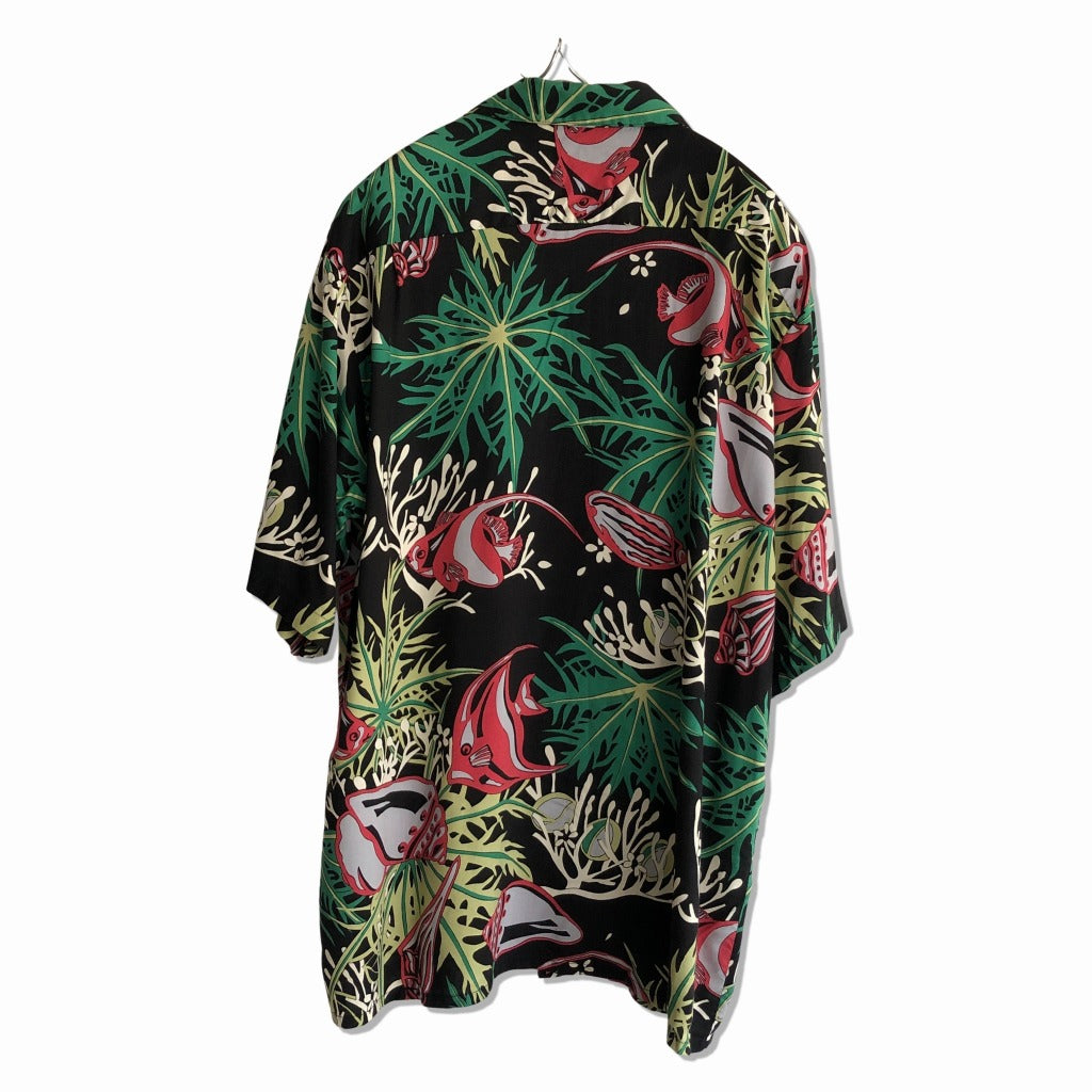 90s JOE KEALOHA Hawaiian Shirt L [ 10051 ]