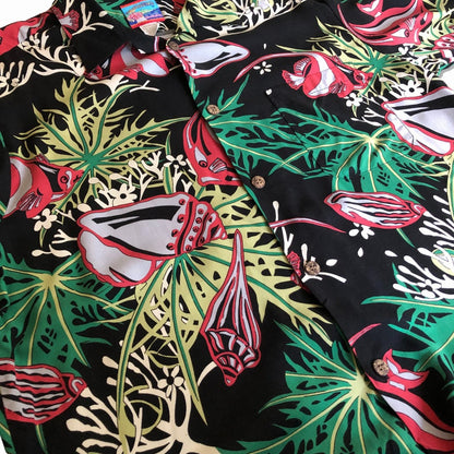 90s JOE KEALOHA Hawaiian Shirt L [ 10051 ]