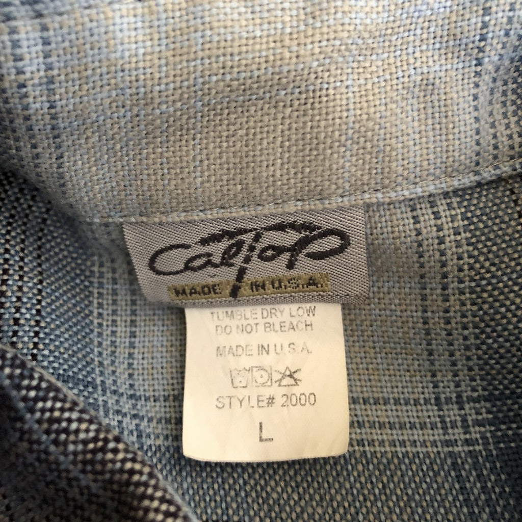 00s CALTOP Allover Print Shirt L [ 10052 ]
