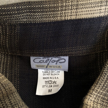 00s CALTOP Allover Print Shirt M [ 10053 ]