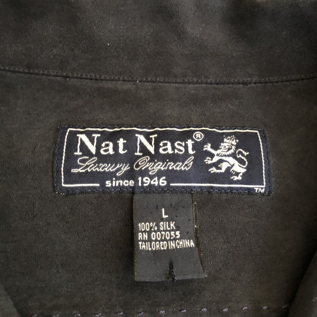 90s Nat Nast Short Sleeve Shirts L [ 10055 ]