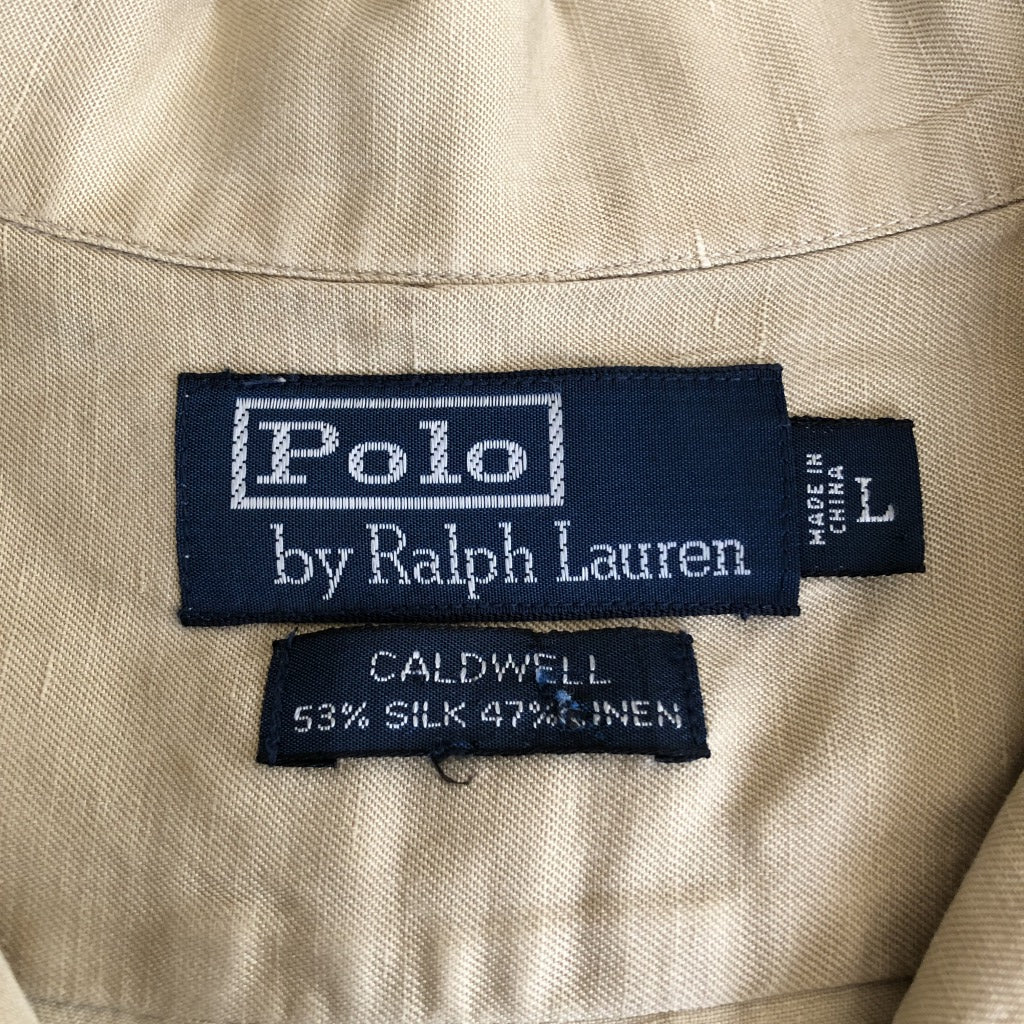 90s Polo by Ralph Lauren CALDWELL Short Sleeve Shirts L [ 10057 ]