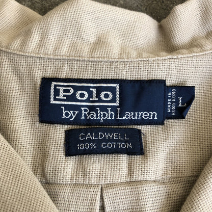 90s Polo by Ralph Lauren CALDWELL Short Sleeve Shirts L [ 10058 ]
