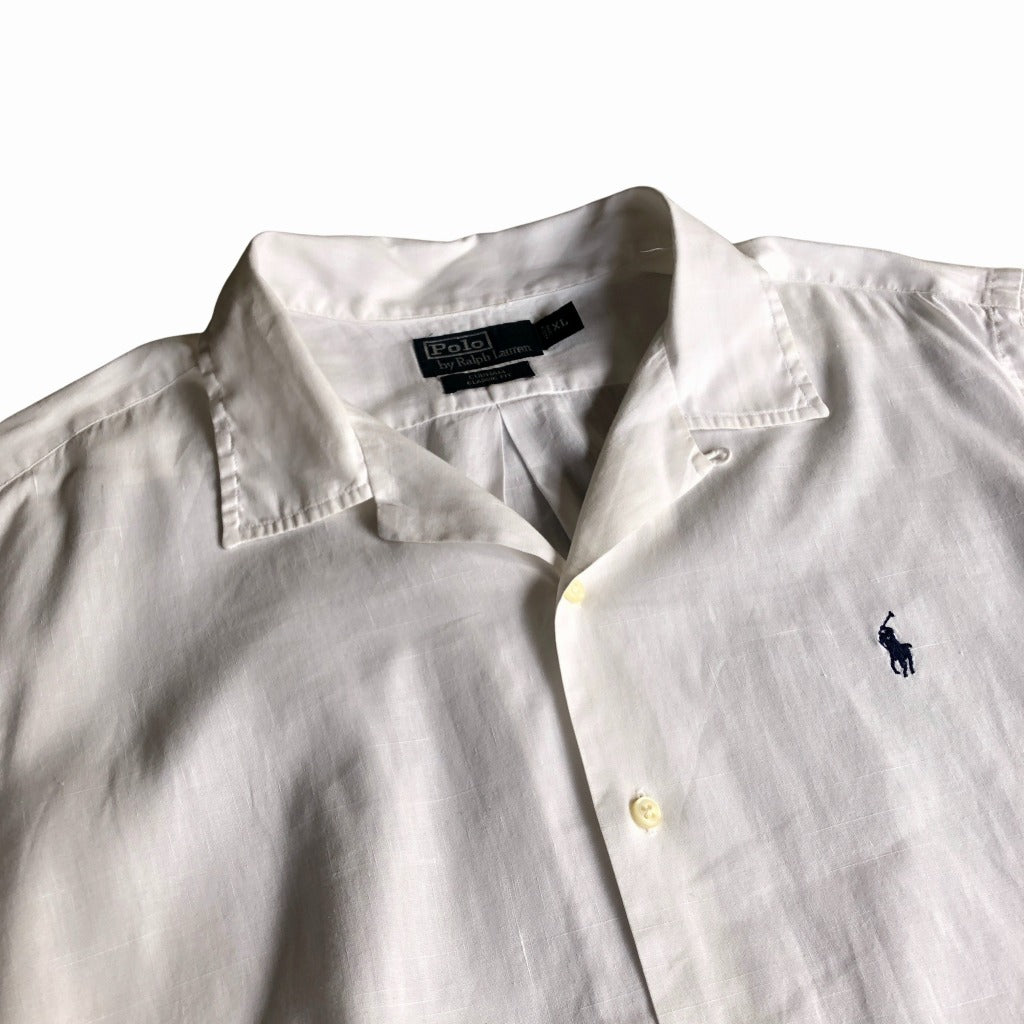 90s Polo by Ralph Lauren CURHAM Short Sleeve Shirts XL [ 10061