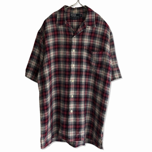 90s Polo by Ralph Lauren CLAYTON Allover Print Shirt S [ 10062 ]