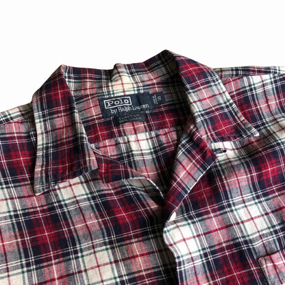 90s Polo by Ralph Lauren CLAYTON Allover Print Shirt S [ 10062 ]