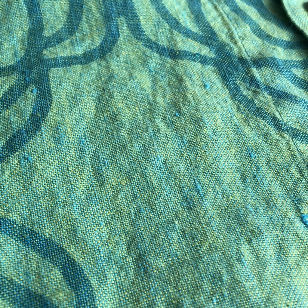 90s FLAX Hawaiian Shirt M [ 10063 ]