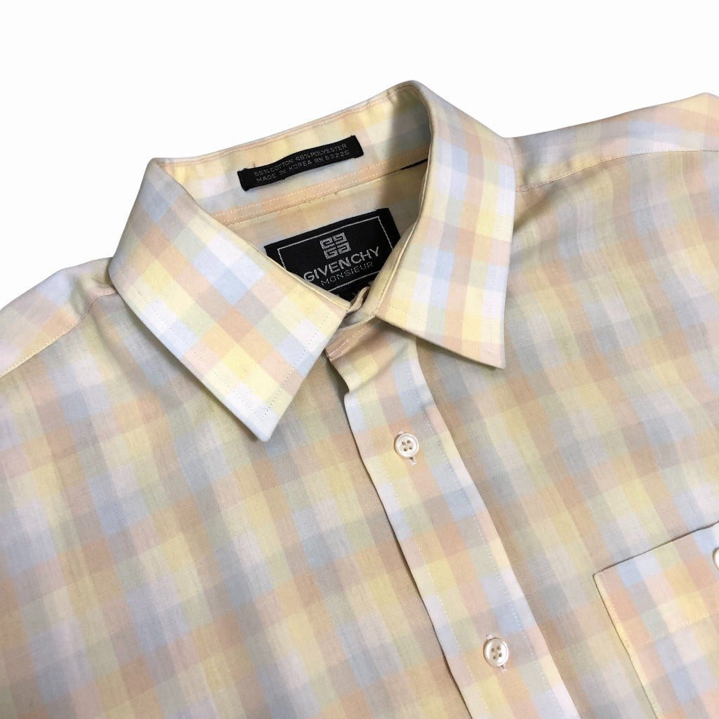 80s GIVENCHY Allover Print Shirt M [ 10064 ]