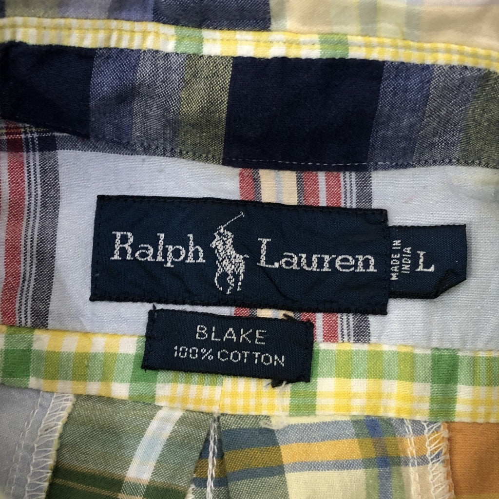 90s RALPH LAUREN BLAKE Button down Shirt L [ 10065 ]