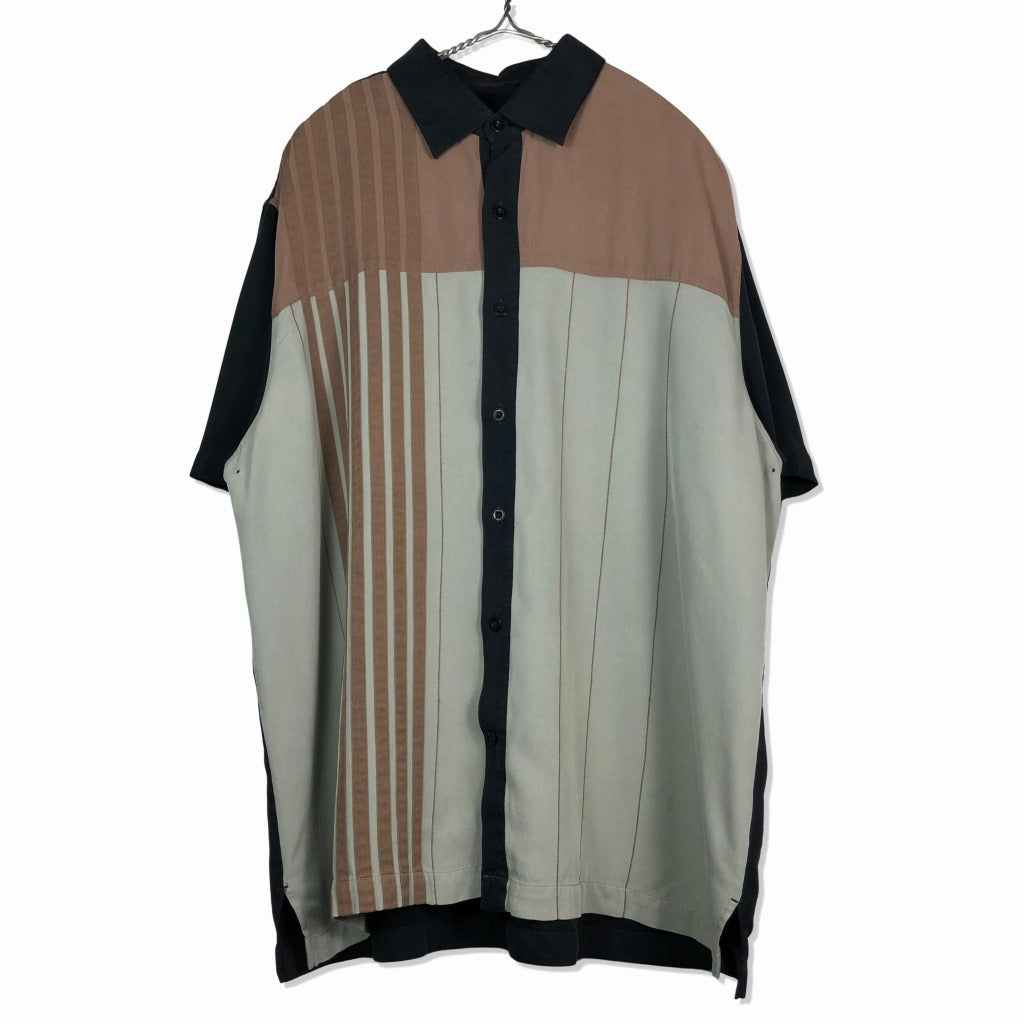 90s Nat Nast American fit Short Sleeve Shirts L [ 10068 ]