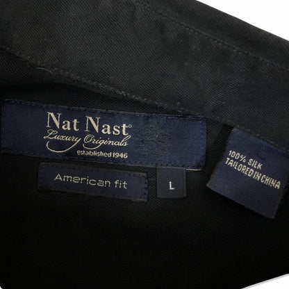 90s Nat Nast American fit Short Sleeve Shirts L [ 10068 ]