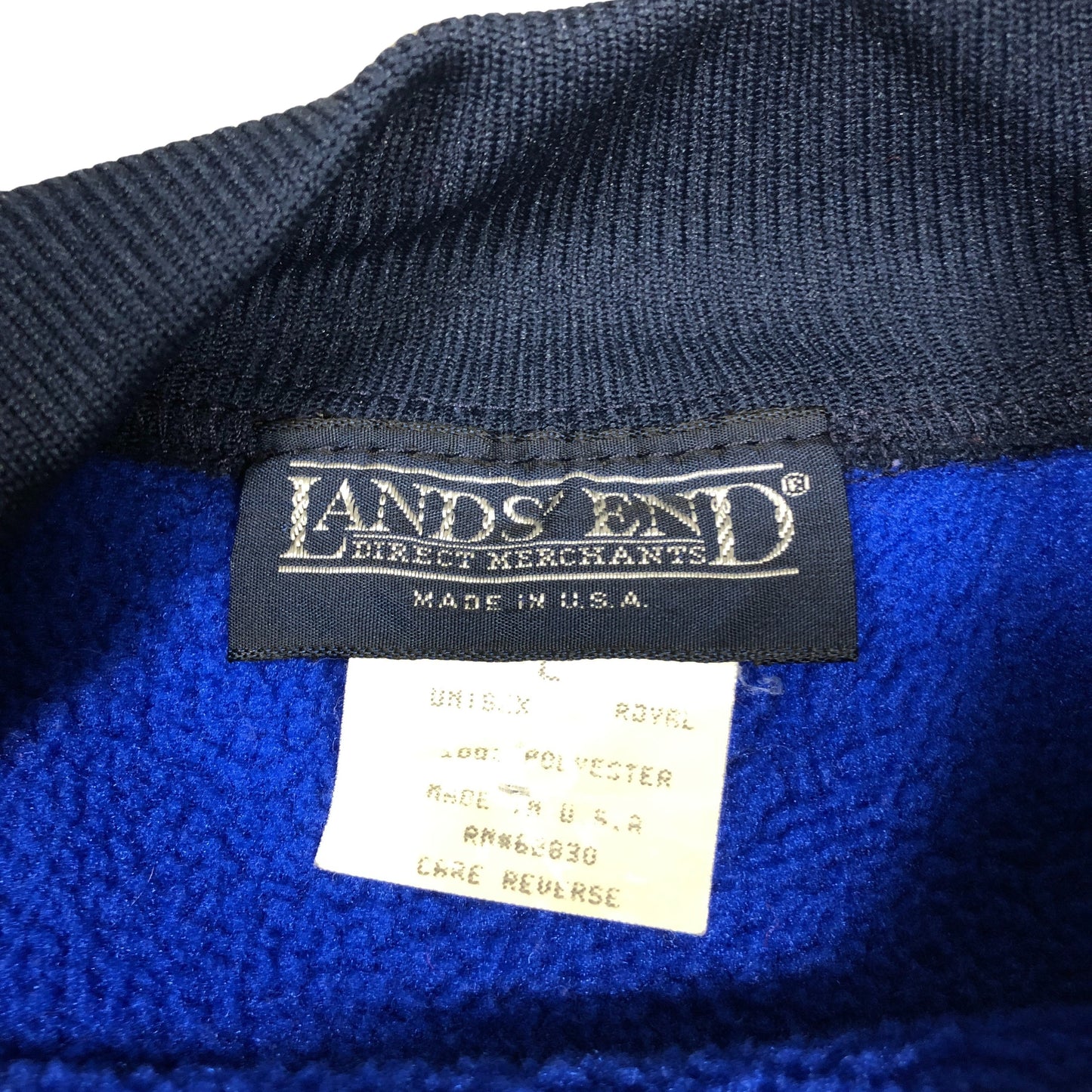 90s LANDS' END Fleece L [ 10090 ]
