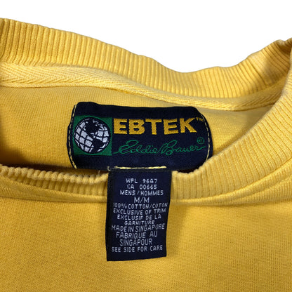 90s Eddie Bauer EBTEK Plain Sweat Shirts M [ 10096 ]