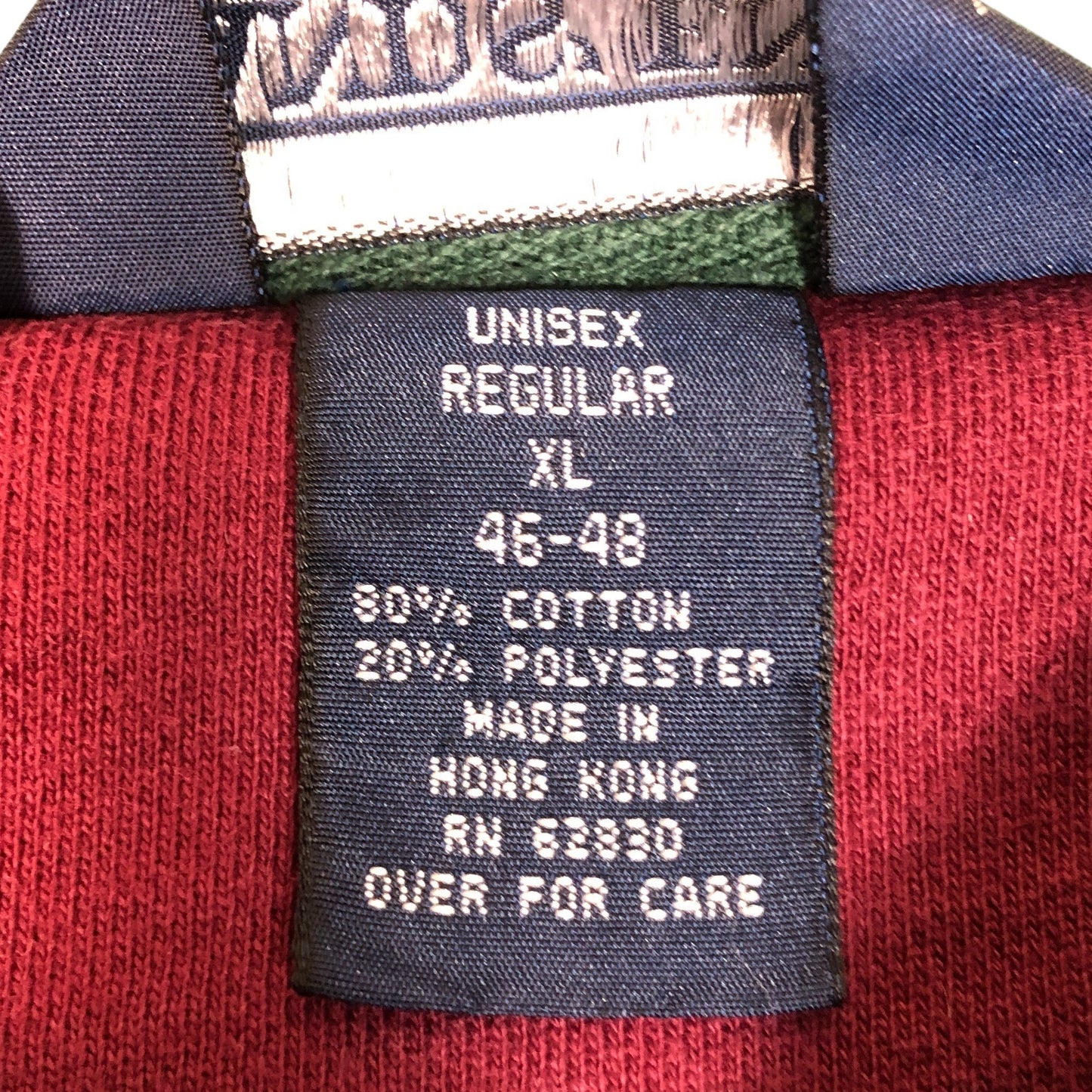 90s LANDS' END Plain Sweat Hoodie XL [ 10097 ]