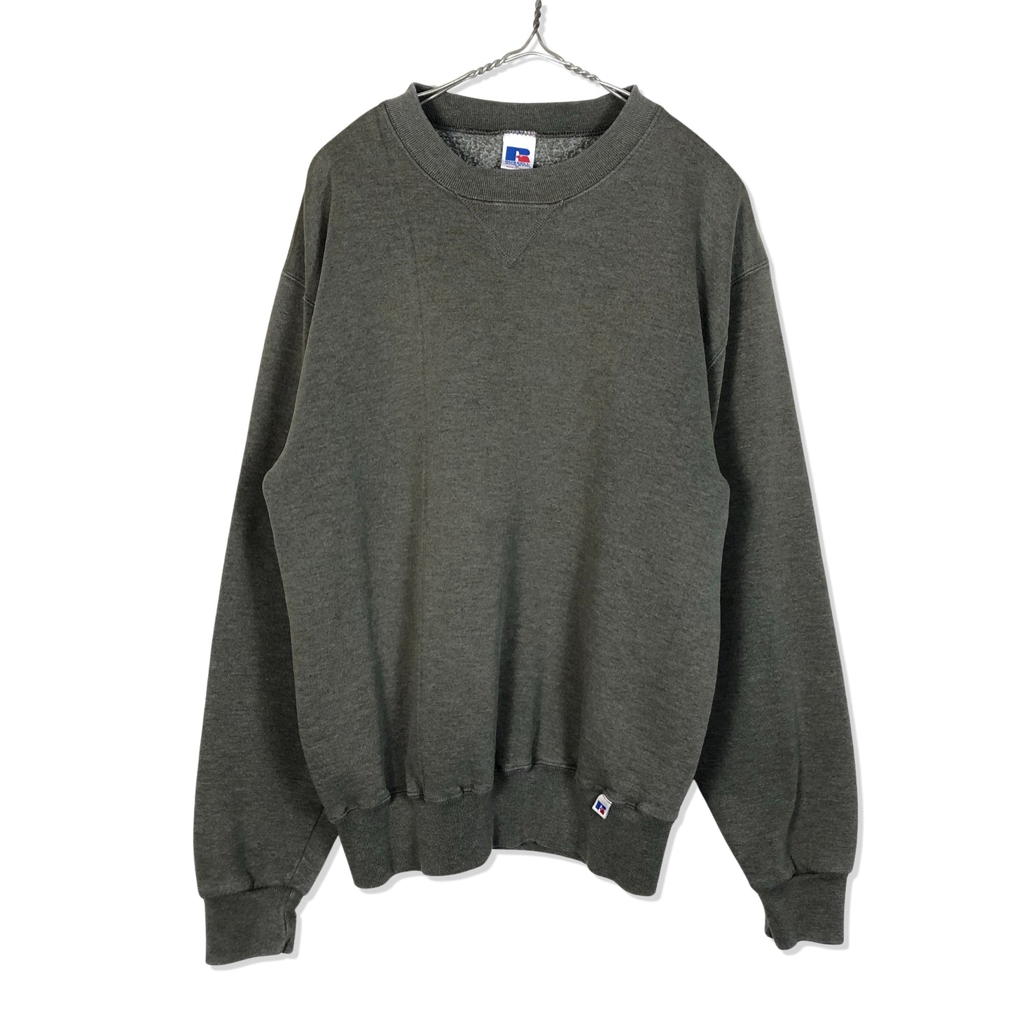 90s RUSSELL ATHLETIC Plain Sweat Shirts M [ 10100 ]