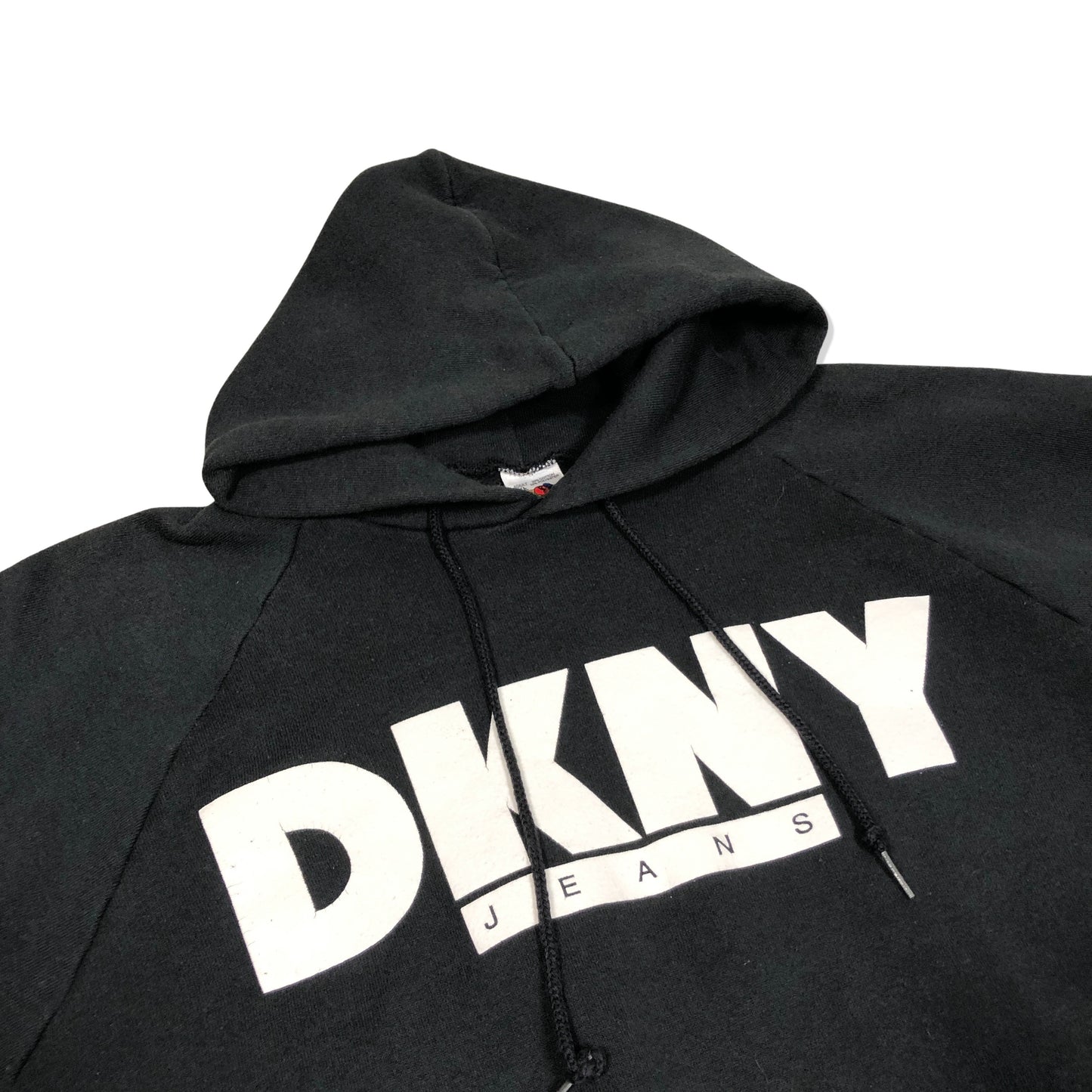 90s DKNY Print Sweat Hoodie XL [ 10101 ]