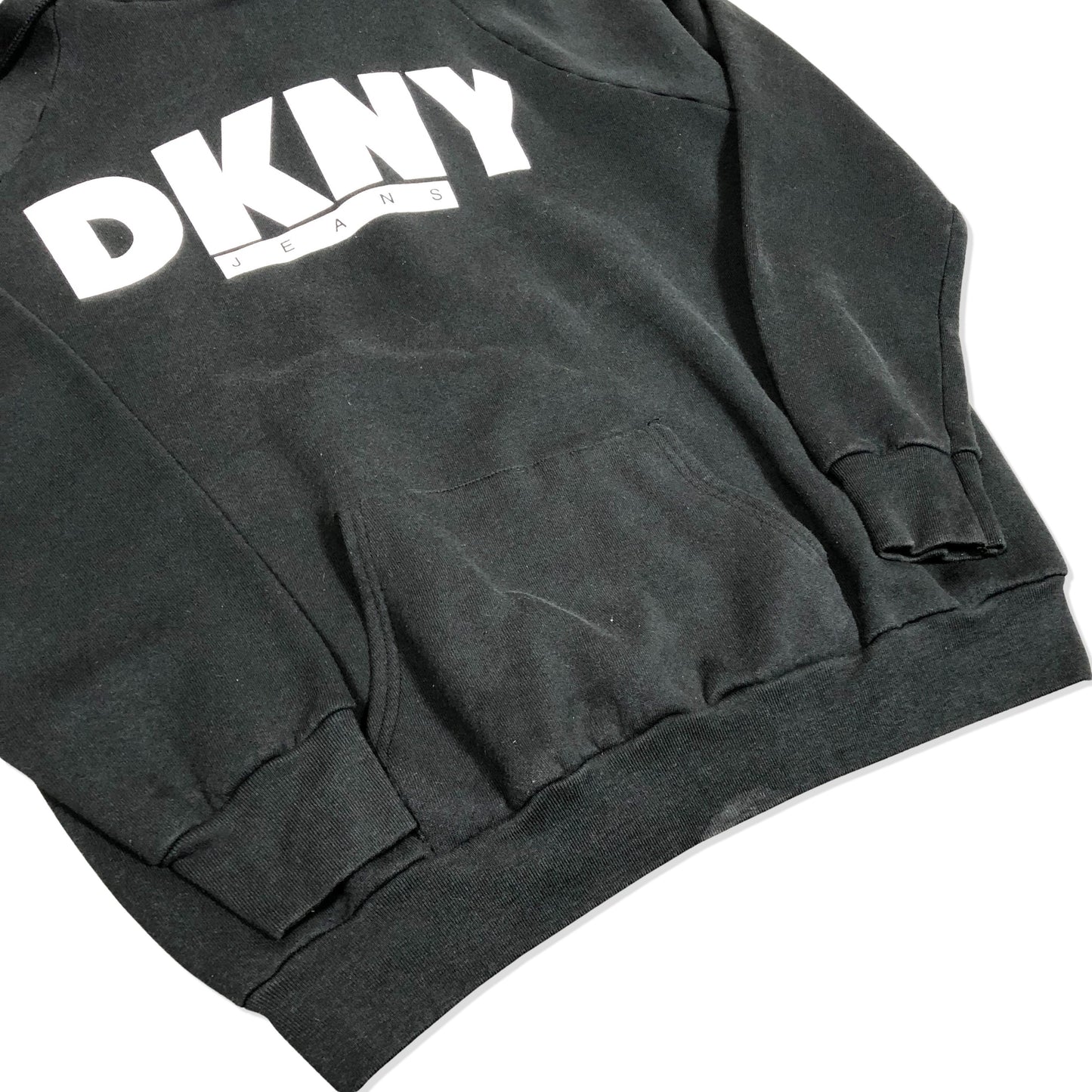 90s DKNY Print Sweat Hoodie XL [ 10101 ]