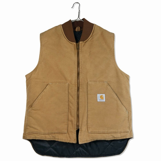 80s Carhartt Padding Vest L [ 10111 ]