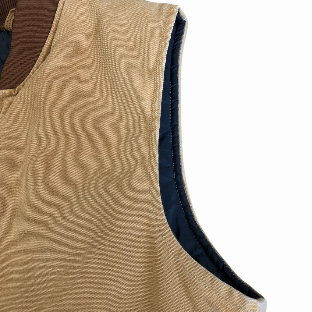 80s Carhartt Padding Vest L [ 10111 ]