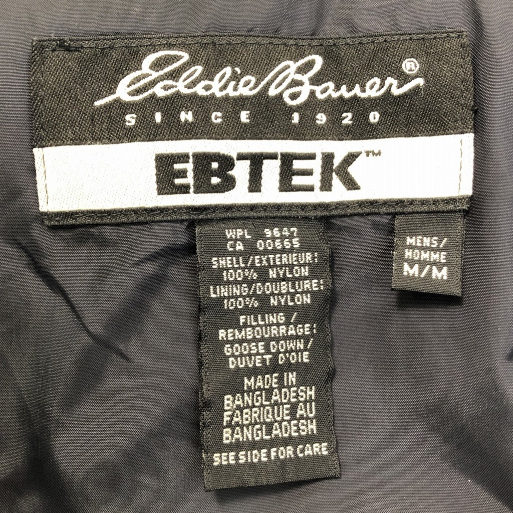 00s Eddie Bauer EBTEK Down Vest M [ 10113 ]