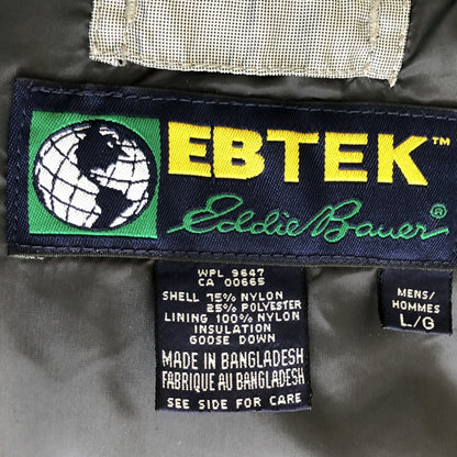 90s Eddie Bauer EBTEK Down Vest L [ 10120 ]