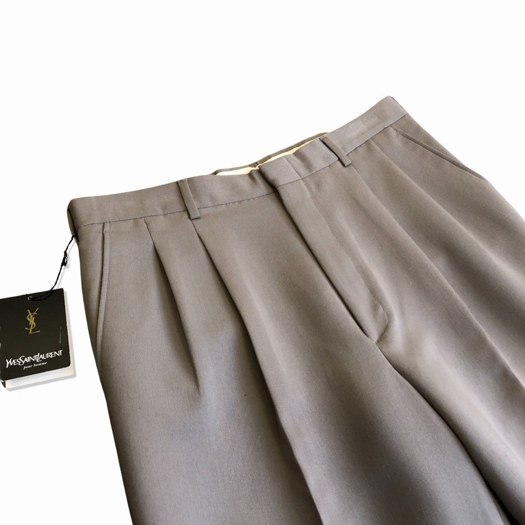 90s YVES SAINT LAURENT Slacks Pants W34×L32 [ 10121 ]